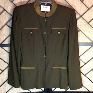 GENTLY USED KASPEE FOR A.S.L. GREEN SIZE 4 JACKET